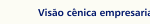 Visão cênica empresarial